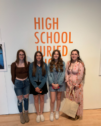  group photo of student artists